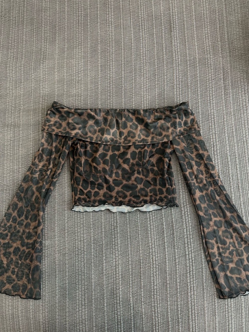 SHEIN leopard top